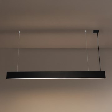Lustre LED suspenso por cabo LED/55W/230V 3000/4000/6500K 120 cm preto
