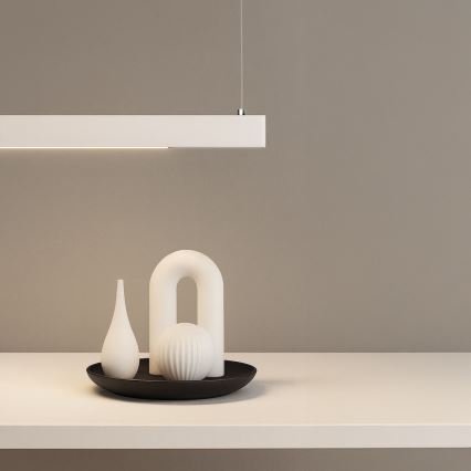 Lustre LED suspenso por cabo LINEA LED/36W/230V 3000/4000/5700K CRI 90 branco