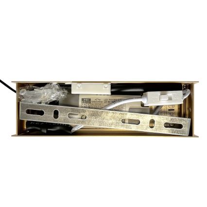 Lustre LED suspenso por cabo LINEA LED/36W/230V 3000/4000/5700K CRI 90 dourado