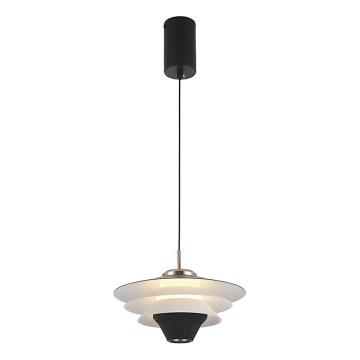 Lustre LED suspenso por cabo MANLEY LED/5W/230V preto/branco