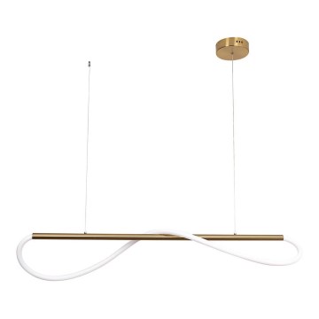 Lustre LED suspenso por cabo MELECA LED/24W/230V 3000/4000/6000K 100 cm dourado