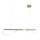 Lustre LED suspenso por cabo MELECA LED/24W/230V 3000/4000/6000K 100 cm dourado