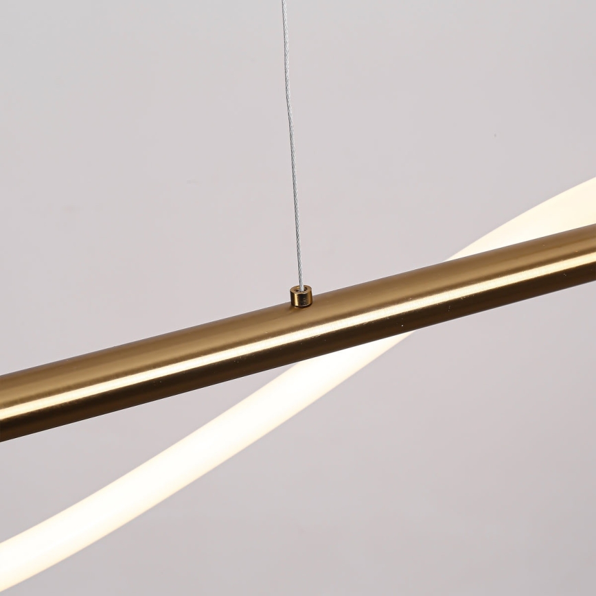 Lustre LED suspenso por cabo MELECA LED/24W/230V 3000/4000/6000K 100 cm dourado