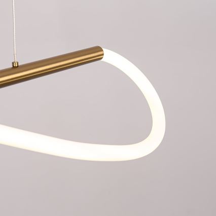 Lustre LED suspenso por cabo MELECA LED/24W/230V 3000/4000/6000K 100 cm dourado