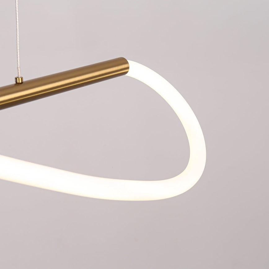 Lustre LED suspenso por cabo MELECA LED/24W/230V 3000/4000/6000K 100 cm dourado