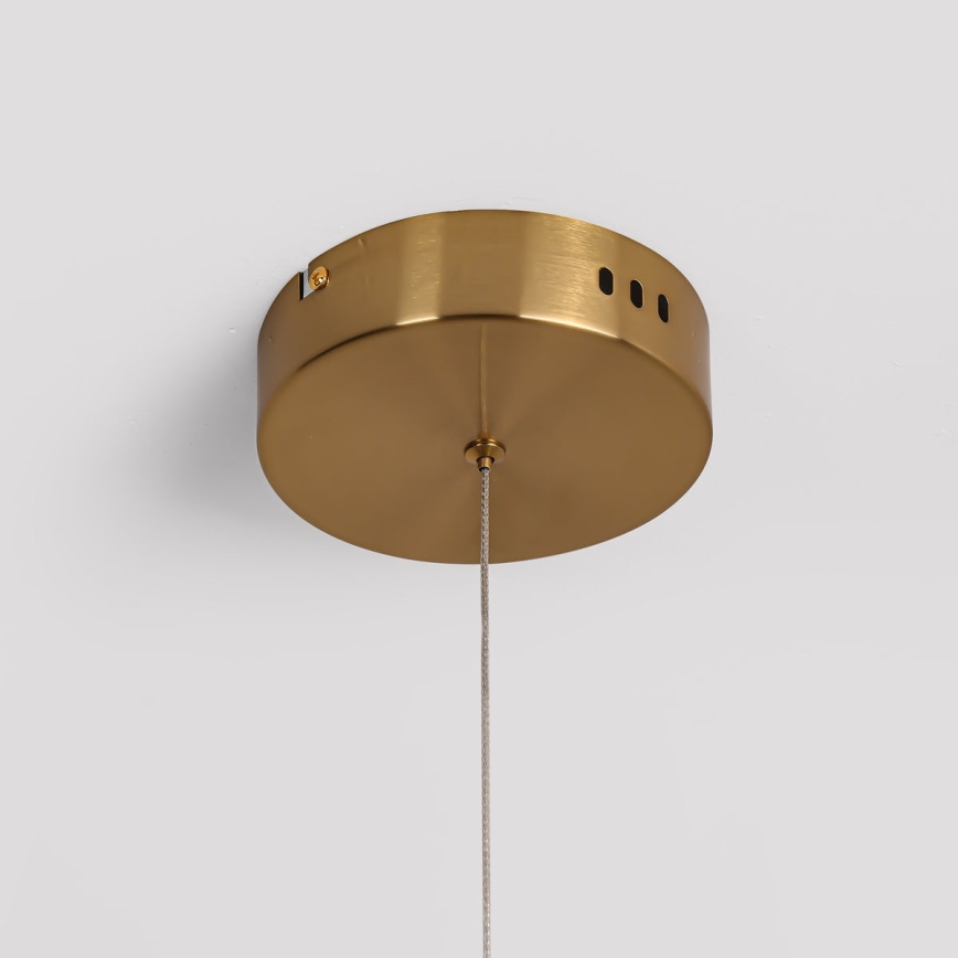 Lustre LED suspenso por cabo MELECA LED/24W/230V 3000/4000/6000K 100 cm dourado