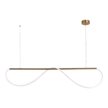 Lustre LED suspenso por cabo MELECA LED/36W/230V 3000/4000/6000K 160 cm dourado