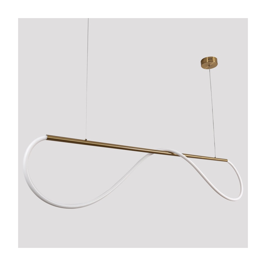 Lustre LED suspenso por cabo MELECA LED/36W/230V 3000/4000/6000K 160 cm dourado