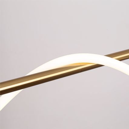 Lustre LED suspenso por cabo MELECA LED/36W/230V 3000/4000/6000K 160 cm dourado