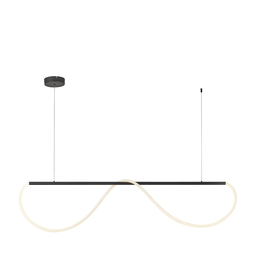 Lustre LED suspenso por cabo MELECA LED/36W/230V 3000/4000/6000K 160 cm preto