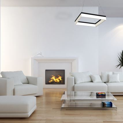 Lustre LED suspenso por cabo NERO LED/32W/230V