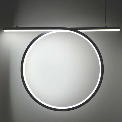Lustre LED suspenso por cabo ODETTA LED/30W/230V 4000K preto