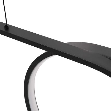 Lustre LED suspenso por cabo ODETTA LED/30W/230V 4000K preto