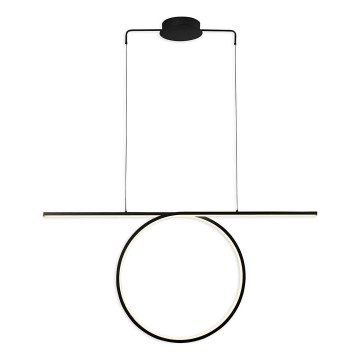 Lustre LED suspenso por cabo ODETTA LED/42W/230V 4000K preto