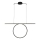Lustre LED suspenso por cabo ODETTA LED/42W/230V 4000K preto