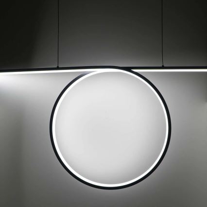 Lustre LED suspenso por cabo ODETTA LED/42W/230V 4000K preto