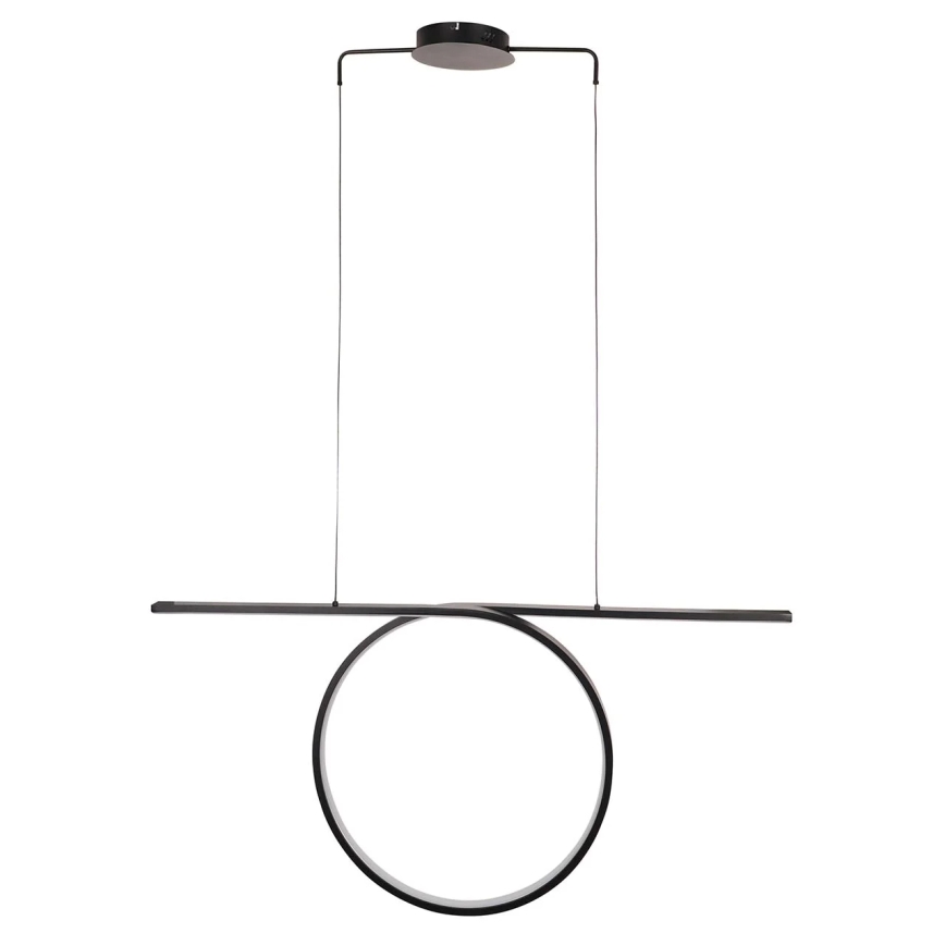 Lustre LED suspenso por cabo ODETTA LED/42W/230V 4000K preto
