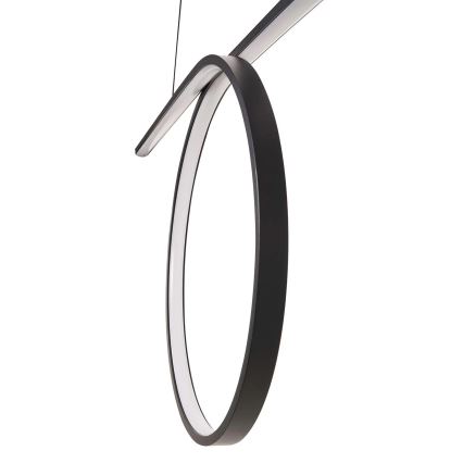 Lustre LED suspenso por cabo ODETTA LED/42W/230V 4000K preto