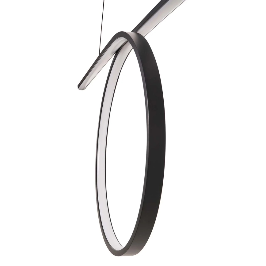 Lustre LED suspenso por cabo ODETTA LED/42W/230V 4000K preto