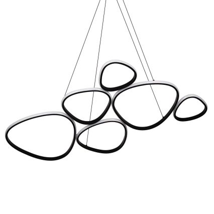 Lustre LED suspenso por cabo PETRA LED/58W/230V 4000K preto