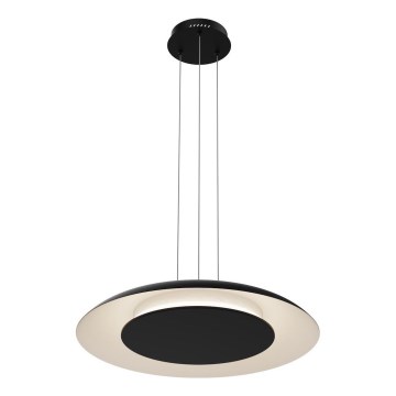 Lustre LED suspenso por cabo PIATTINO LED/30W/230V 2700/3200/4000K Ø 40 cm preto