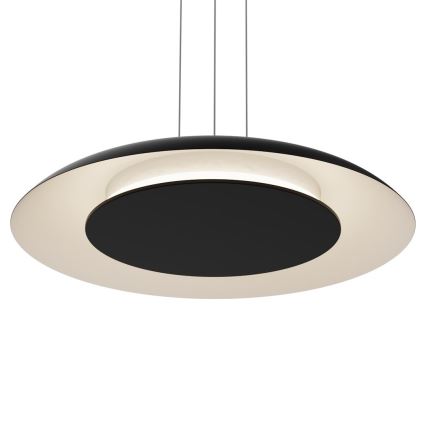 Lustre LED suspenso por cabo PIATTINO LED/30W/230V 2700/3200/4000K Ø 40 cm preto