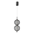 Lustre LED suspenso por cabo PUMA LED/10W/230V Ø 14 cm preto