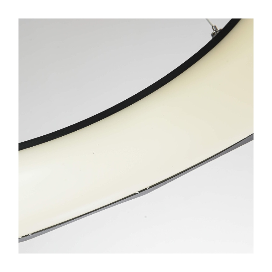 Lustre LED suspenso por cabo REUS LED/36W/230V 4000K diâmetro 61 cm preto