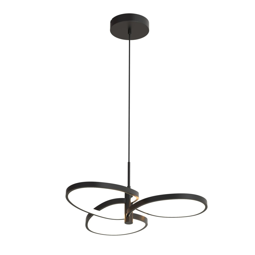 Lustre LED suspenso por cabo RIBBON LED/25W/230V 4000K preto