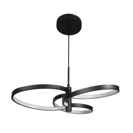Lustre LED suspenso por cabo RIBBON LED/25W/230V 4000K preto