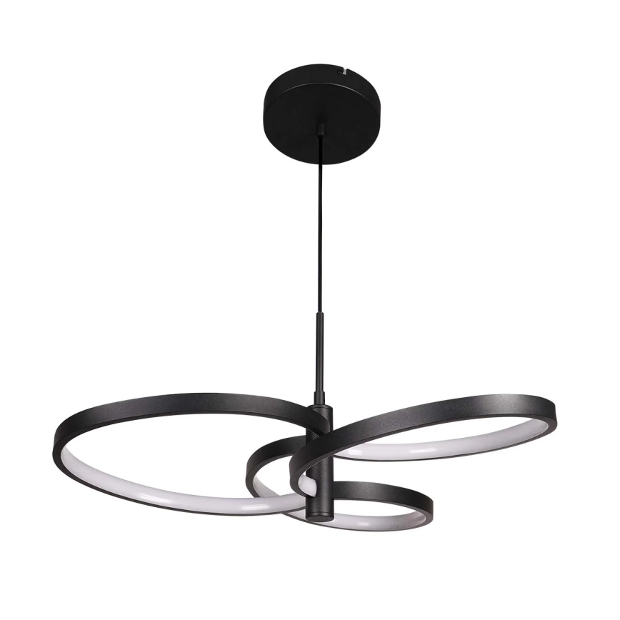 Lustre LED suspenso por cabo RIBBON LED/25W/230V 4000K preto