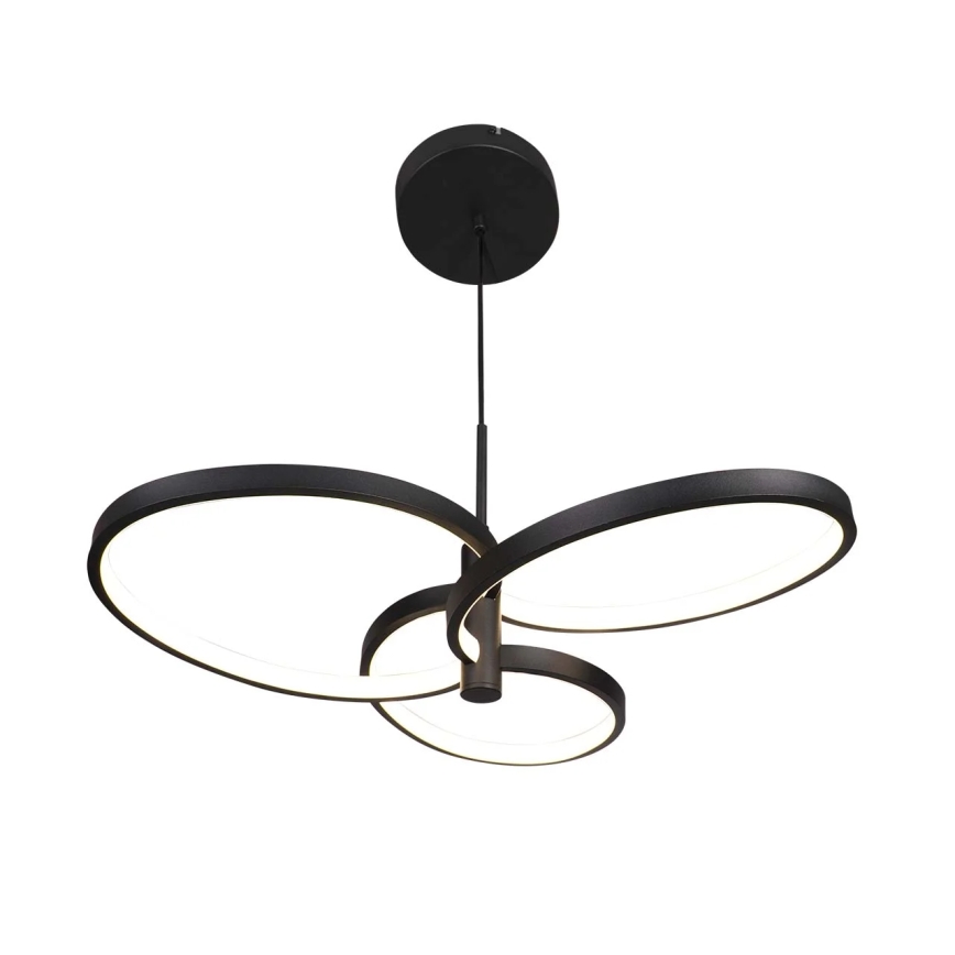 Lustre LED suspenso por cabo RIBBON LED/25W/230V 4000K preto