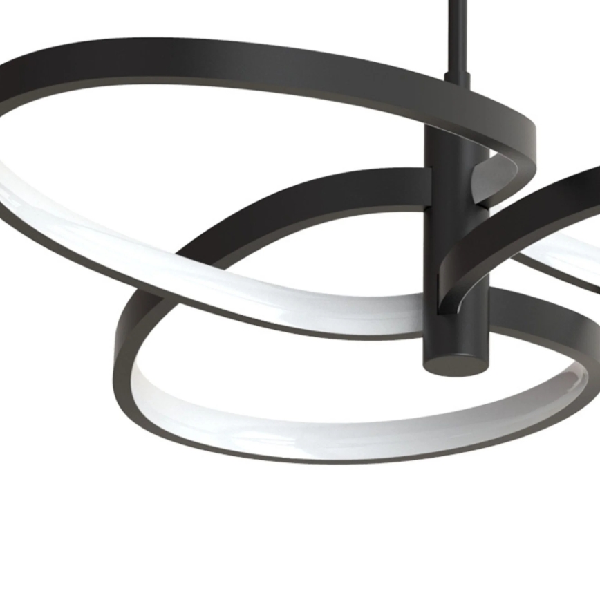 Lustre LED suspenso por cabo RIBBON LED/25W/230V 4000K preto