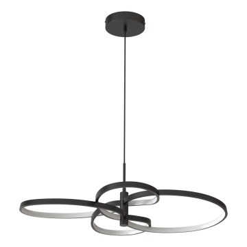 Lustre LED suspenso por cabo RIBBON LED/37W/230V 4000K preto