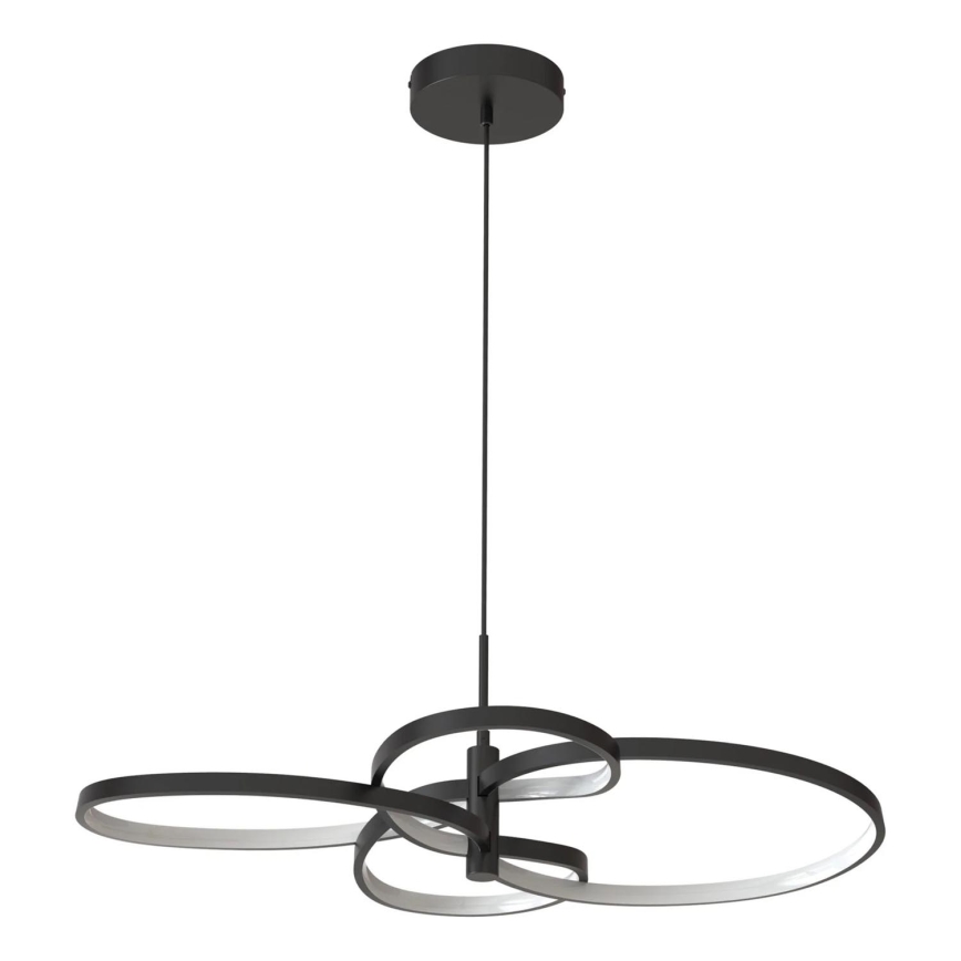 Lustre LED suspenso por cabo RIBBON LED/37W/230V 4000K preto