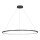 Lustre LED suspenso por cabo SATURNO LED/65W/230V Ø 120 cm IP44 preto