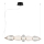 Lustre LED suspenso por cabo SHINY LED/23W/230V branco/dourado