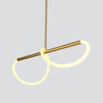 Lustre LED suspenso por cabo SUPREME LED/18W/230V 80 cm dourado