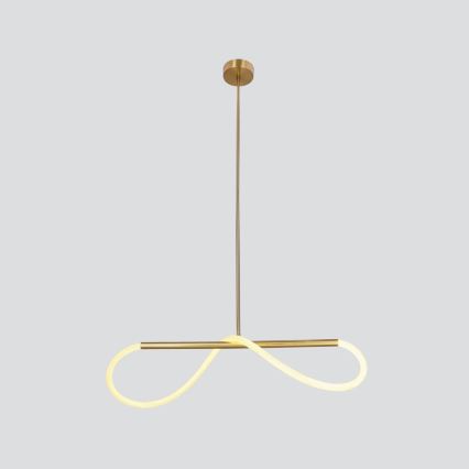 Lustre LED suspenso por cabo SUPREME LED/18W/230V 80 cm dourado