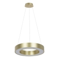 Lustre LED suspenso por cabo UNION LED/40W/230V 3000/4000/6500K, Ø 40 cm, dourado