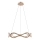 Lustre LED suspenso por cabo VAVE LED/28W/230V ouro rosé
