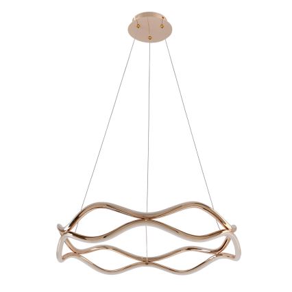Lustre LED suspenso por cabo VAVE LED/28W/230V ouro rosé
