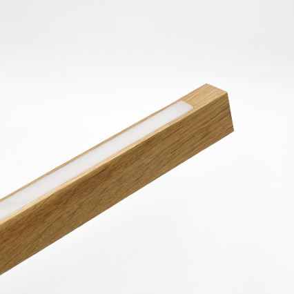 Lustre LED suspenso por cabo VERDE LED/18W/230V 3000K 106 cm carvalho