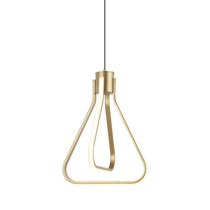 Lustre LED suspenso por cabo ZING LED/19W/230V dourado