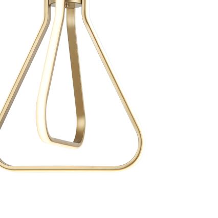 Lustre LED suspenso por cabo ZING LED/19W/230V dourado