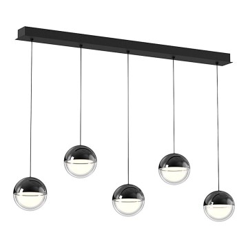 Lustre LED suspenso por cabo ZIREA LED/30W/230V preto
