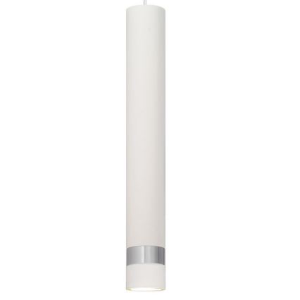 Lustre LED suspenso em cabo TUBA 3xGU10/4,8W/230V branco/cromado brilhante