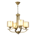 Lustre NOVARA com corrente 4xE27/40W/230V, bronze