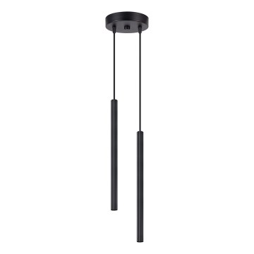 Lustre pendente ARCHE com cabo — 2x G9, 8W, 230V, preto