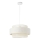 Lustre pendente BOHO com cabo 1xE27/60W/230V Ø 40 cm creme/juta